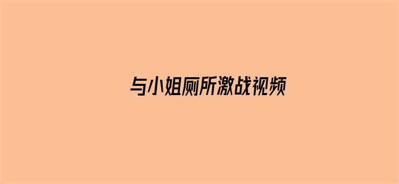 >与小姐厕所激战视频横幅海报图