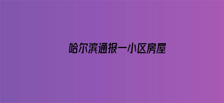 哈尔滨通报一小区房屋私拆承重墙