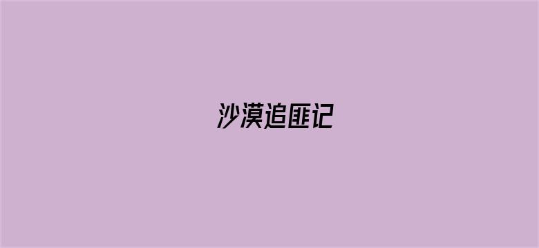 沙漠追匪记